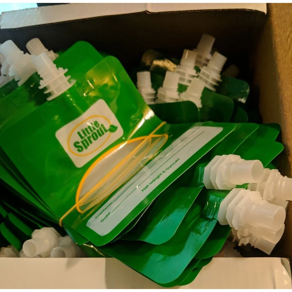Little Sprouts Baby Food Pouch Lot Of 47 Disposable Food Pouches